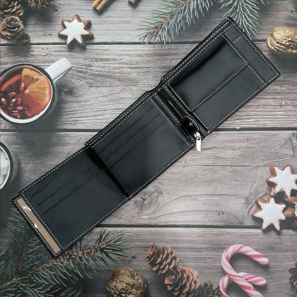 Premium Multilayer Wallet – Slim, Secure & Stylish Black