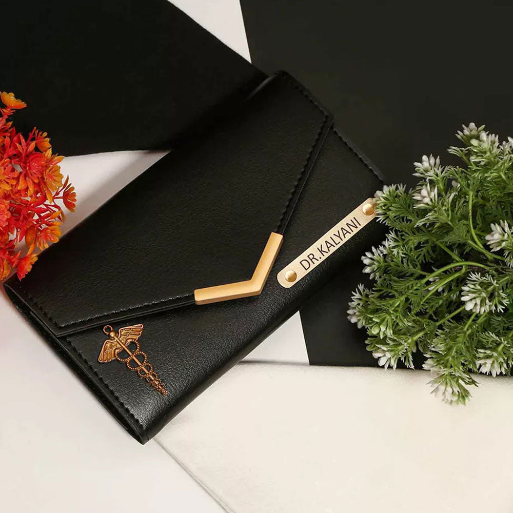 Ladies 3 fold Clutch Wallet - Nera