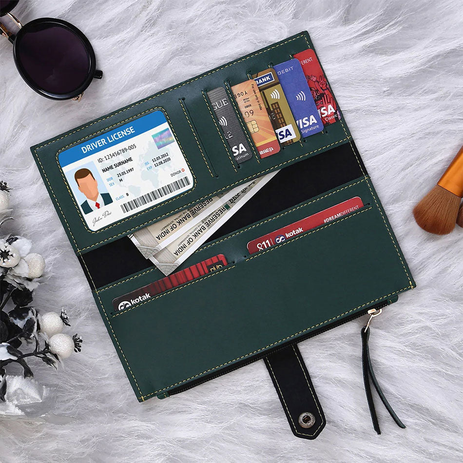 Ladies 2 fold Clutch Wallet