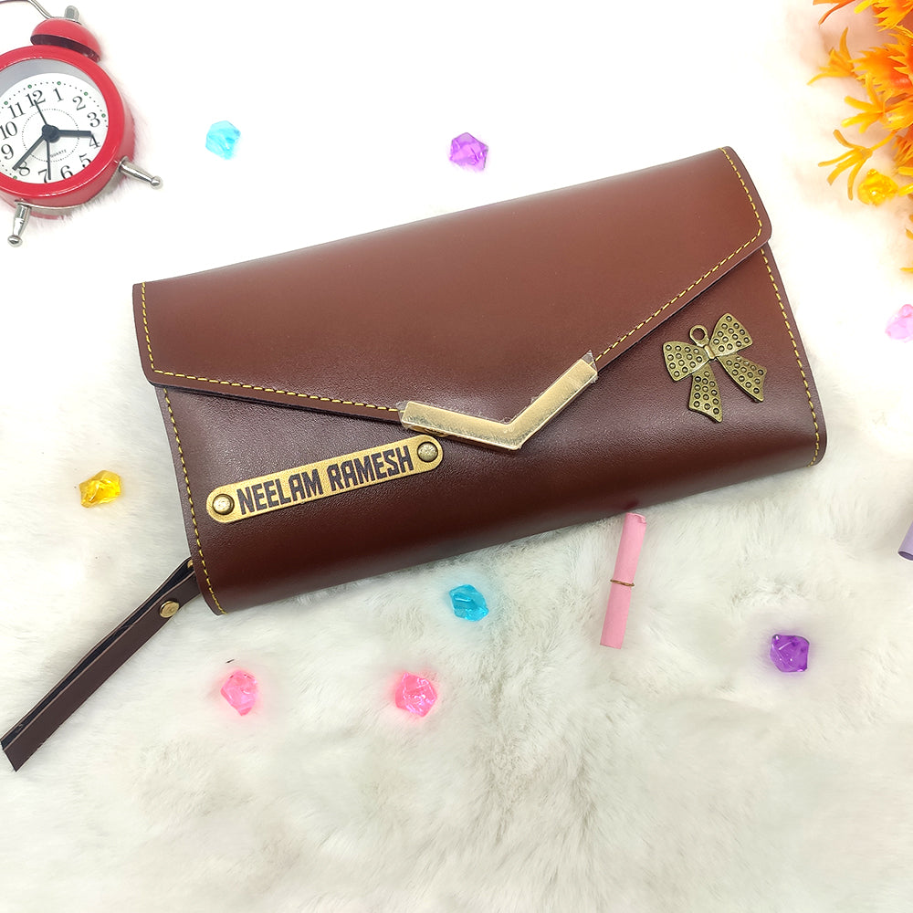 Ladies 3 fold Clutch Wallet