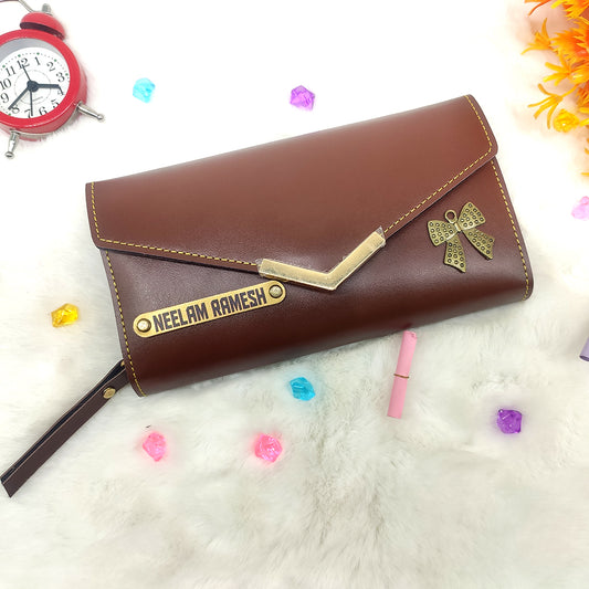 Ladies 3 fold Clutch Wallet