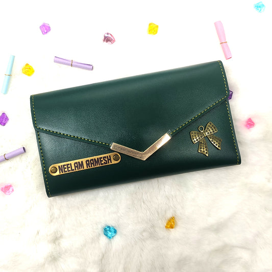 Ladies 3 fold Clutch Wallet