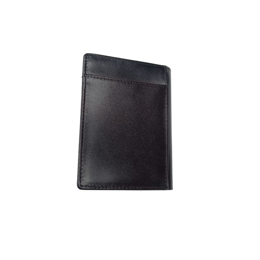 Note Case Full Grain Leather Wallet - Dark Brown