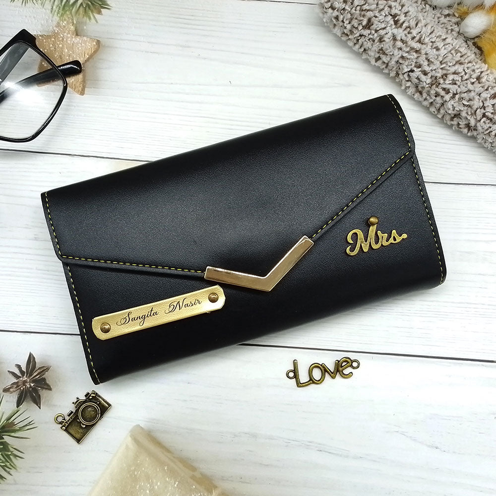 Ladies 3 fold Clutch Wallet