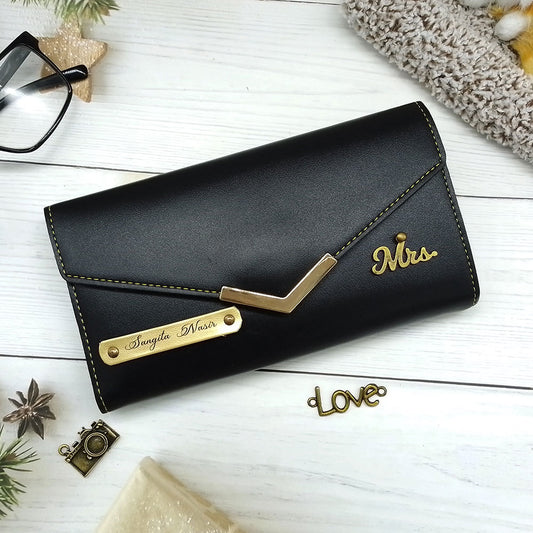 Ladies 3 fold Clutch Wallet