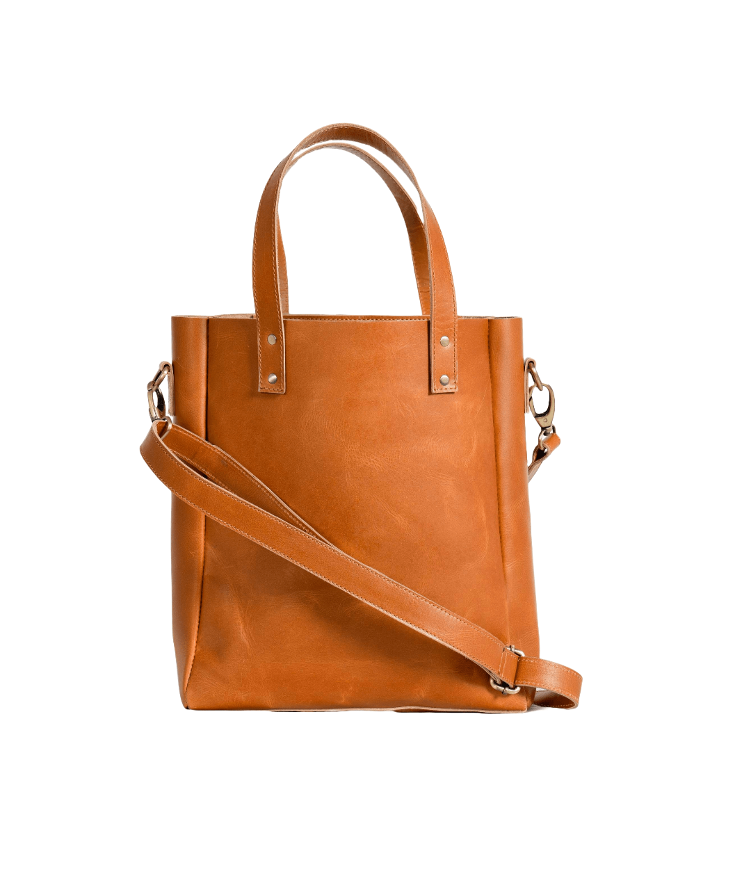 Shop Premium tan leather tote bag perfect for everyday use, featuring durable handles and sleek finish