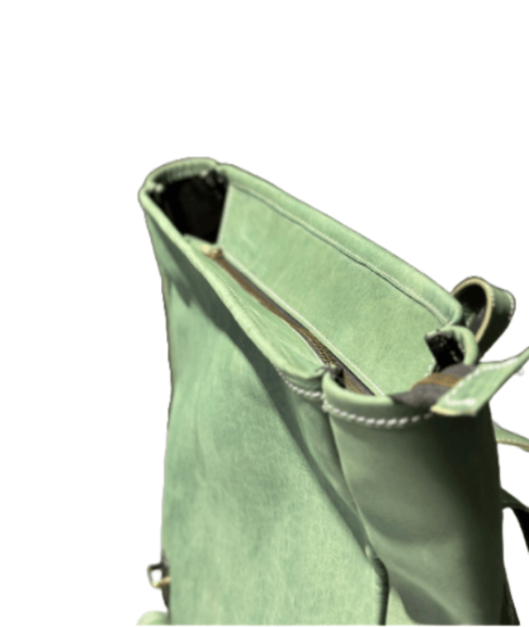 Buy USA Green Backpack Leather bag Online | Neraleather bags — Nera Exim Leather Bag