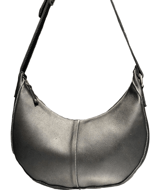Buy Online Stylish red leather shoulder bag with adjustable strap and sleek finish - Neraexim leather bag